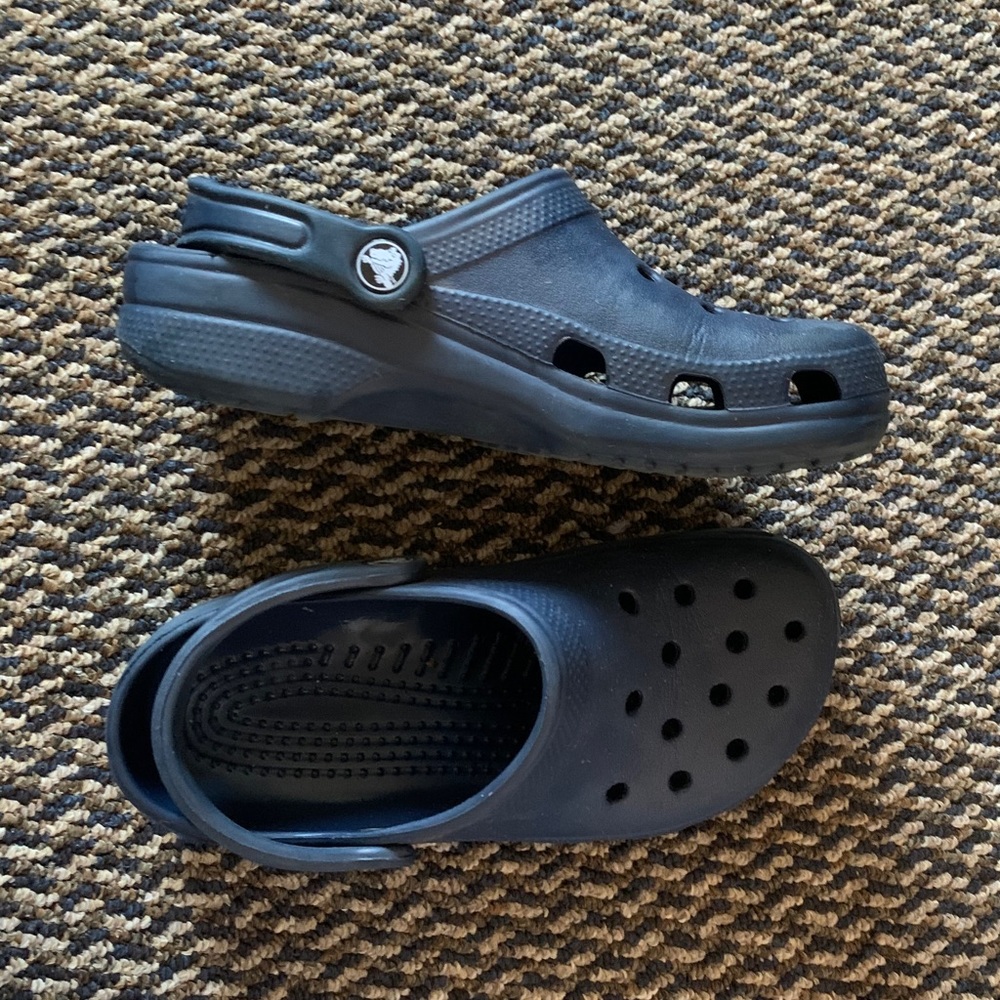 Navy Blue Crocs - Picture 2 of 4